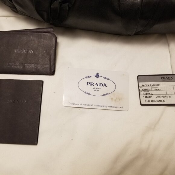 Prada Nappa Ruffle Hobo bag - Picture 7 of 13